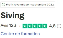 Siving - Centre de formation - Trustpilot