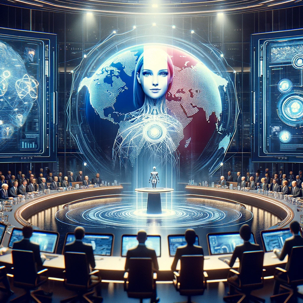 Un Modèle pour le Monde (Et si une IA Devenait Présidente de la France?)