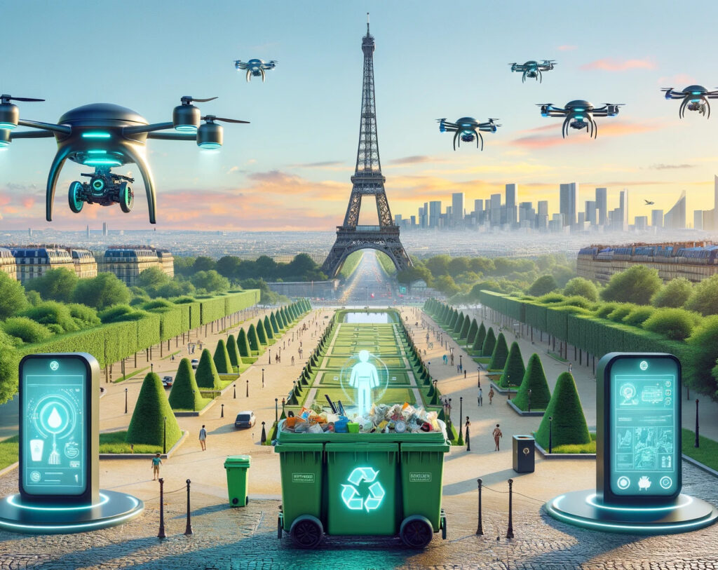 Paris en 2050, l'intelligence artificielle pour la gestion des déchets