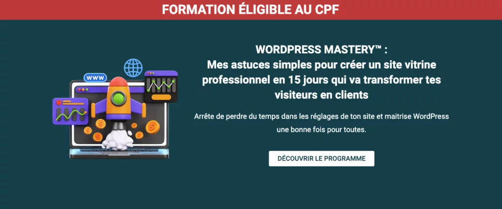 formation WordPress Mastery