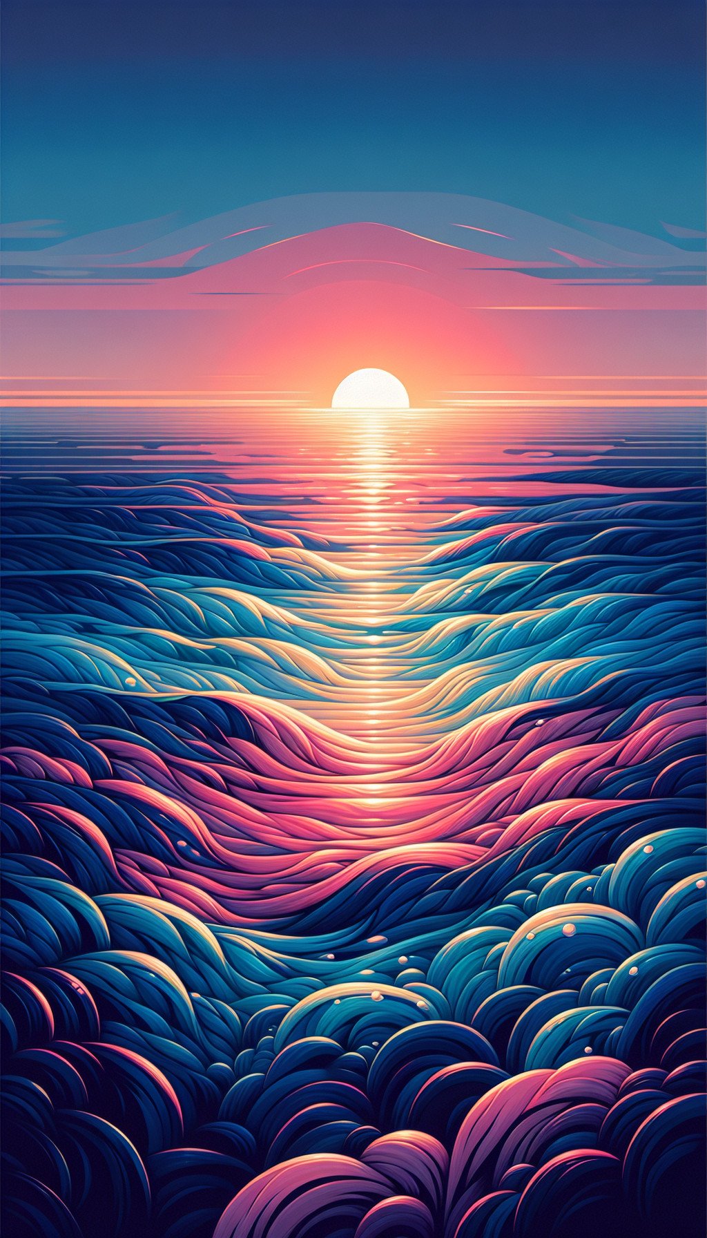 Crépuscule Sur L’Océan Enchanté – Histoire fictive