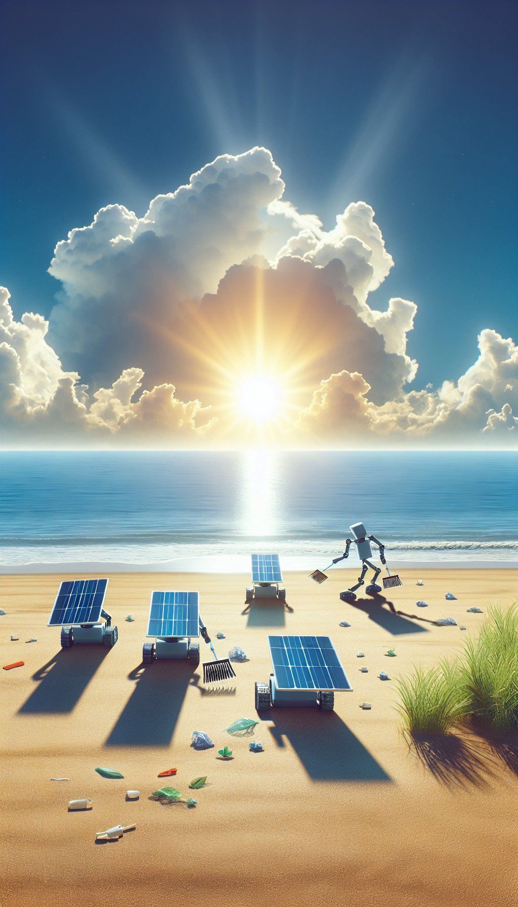 Le Robot de la Plage : Une Quête pour la Nature – Histoire fictive