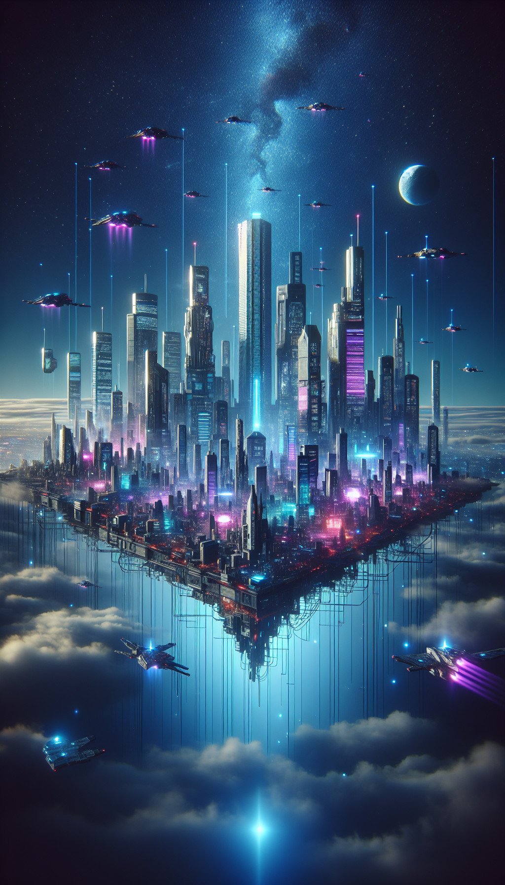 Les Cités Célestes : Un Voyage au-Delà des Nuages – Histoire fictive