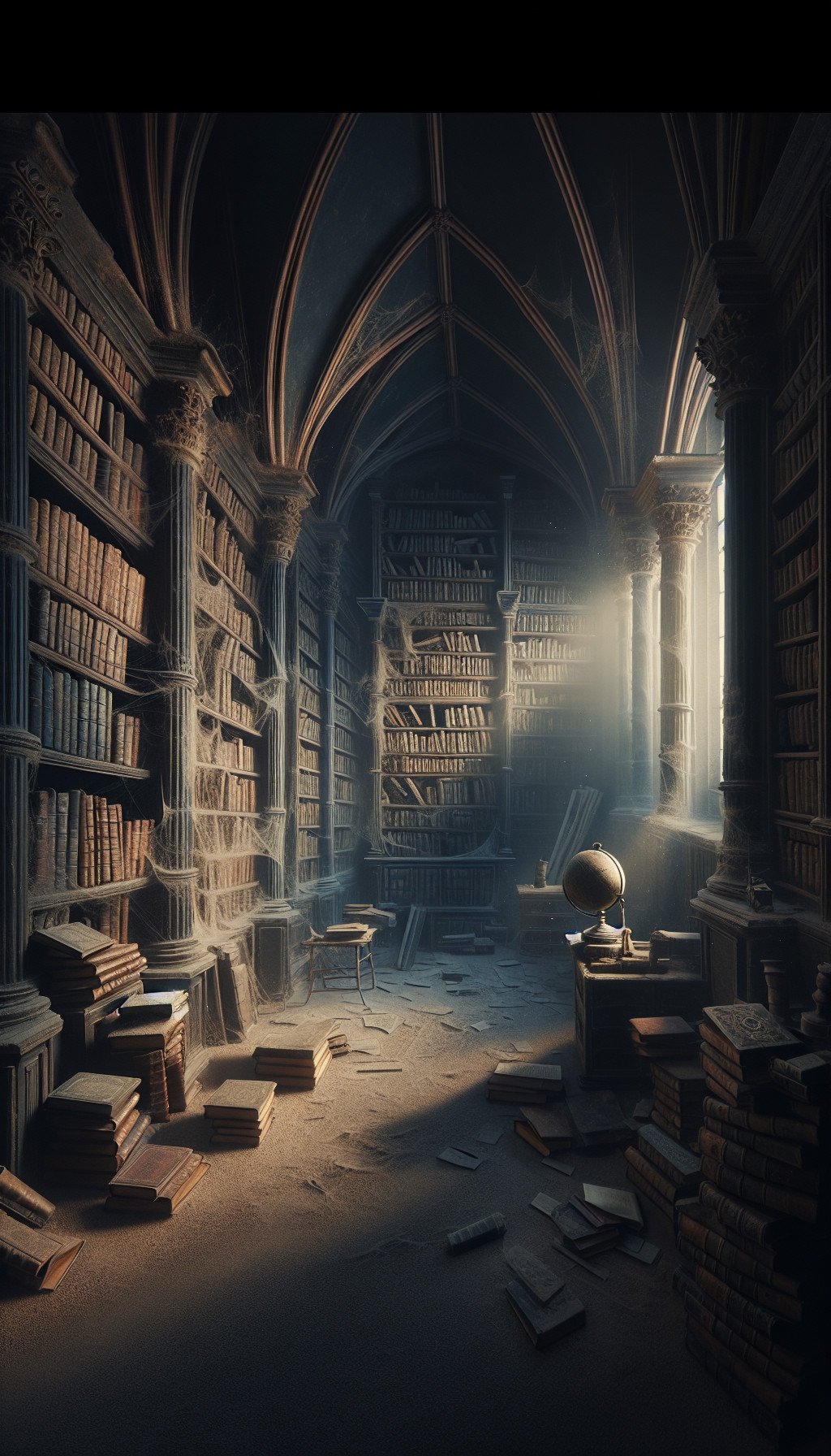 Les Échos d’une Bibliothèque Oubliée – Histoire fictive