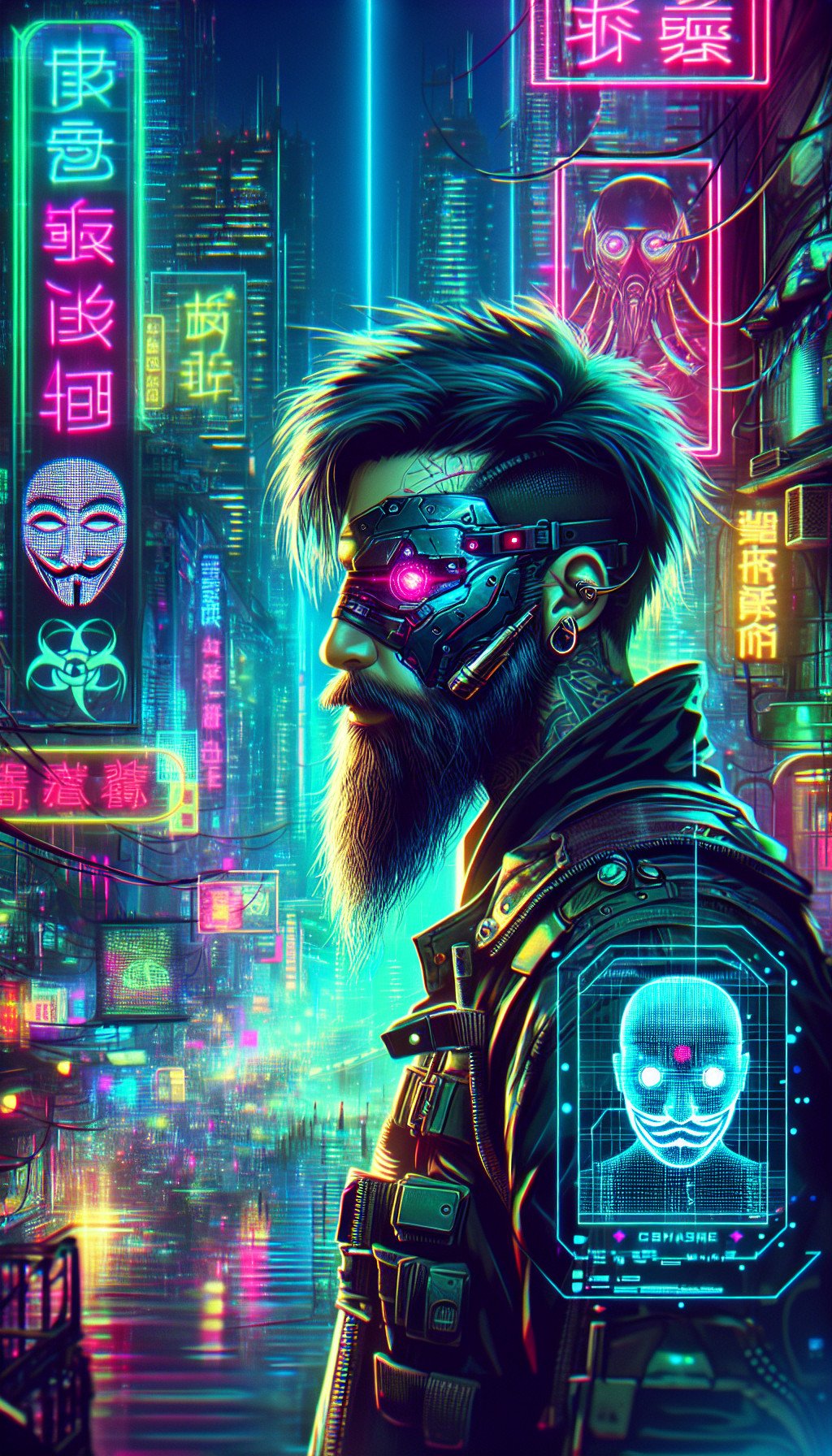 L’éveil des Ombres dans la Ville des Néons – Histoire fictive