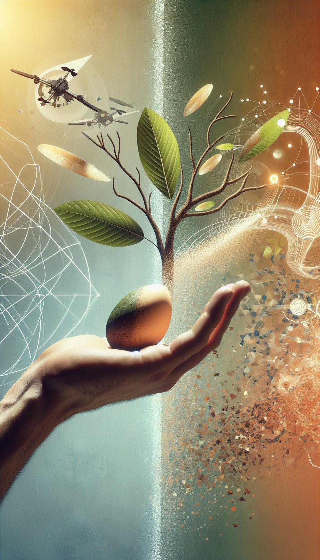 L’œuf du renouveau : quand la nature rencontre la technologie – Histoire fictive