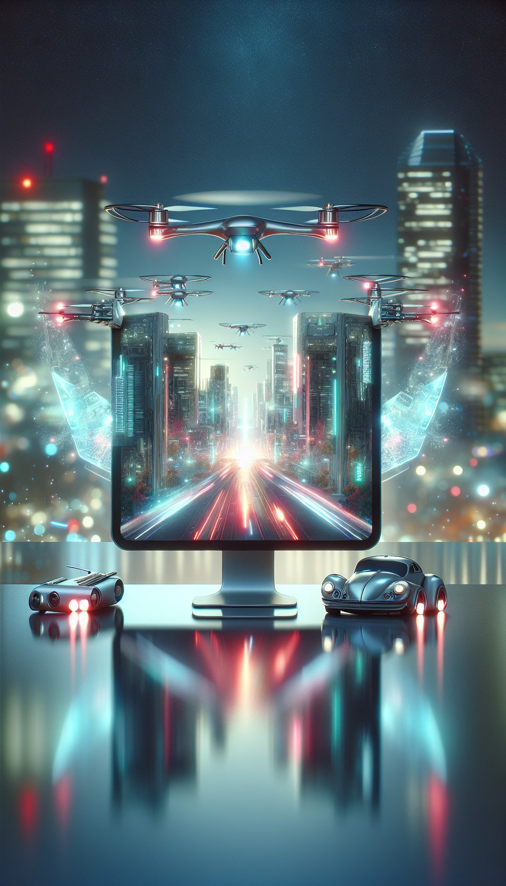 Entre Deux Mondes : L’Ingénieur et les Drones – Histoire fictive