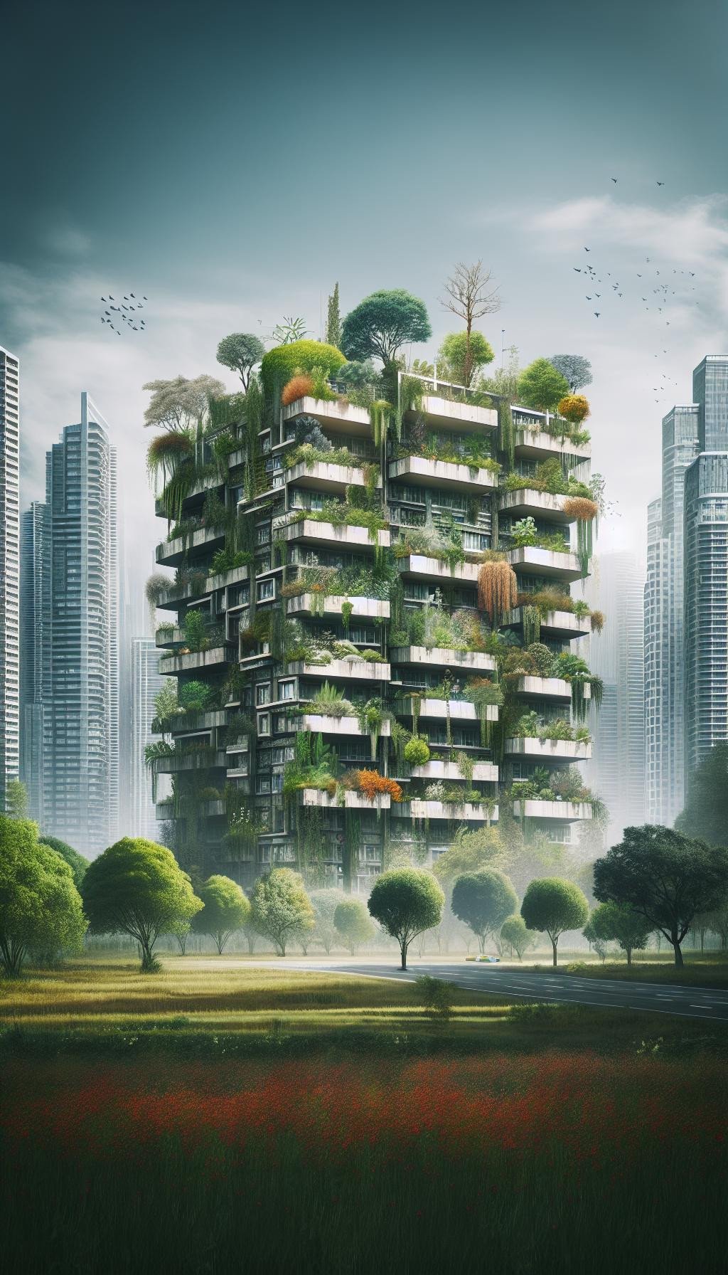 Les Jardins Verticaux : Une Nouvelle Vie au Cœur de la Métropole – Dystopique