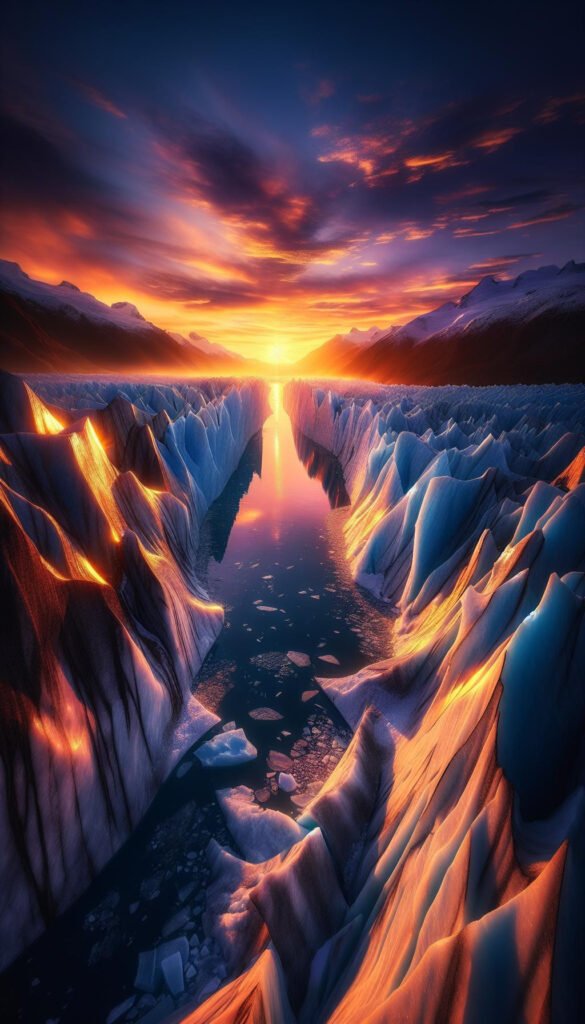 L'Étreinte du Coucher de Soleil