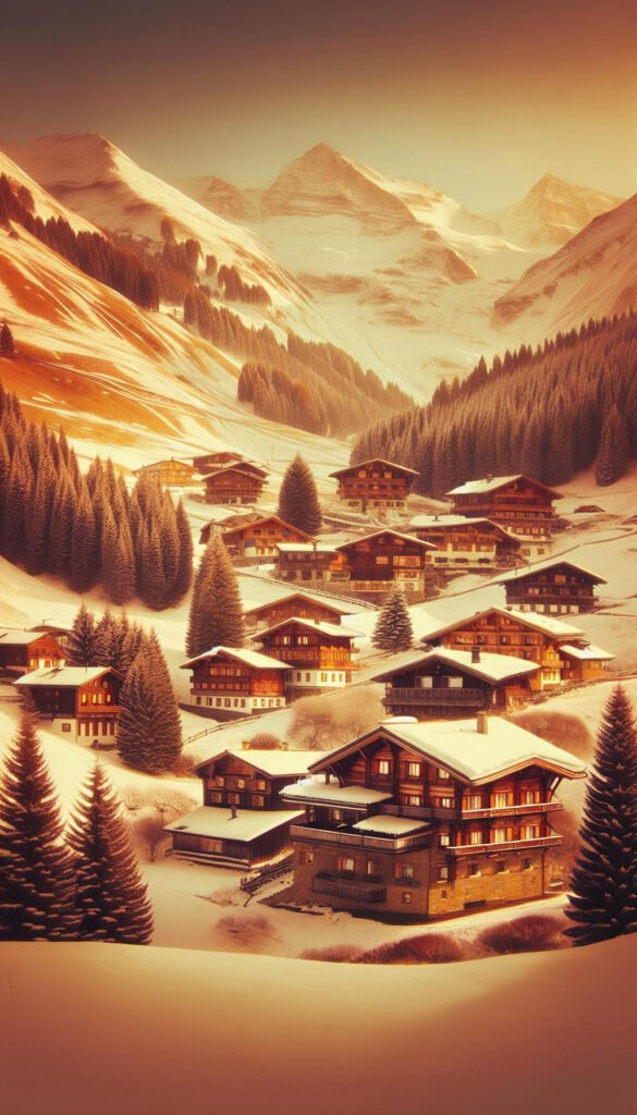 L'Hiver Enchanté des Chalets de Montagne