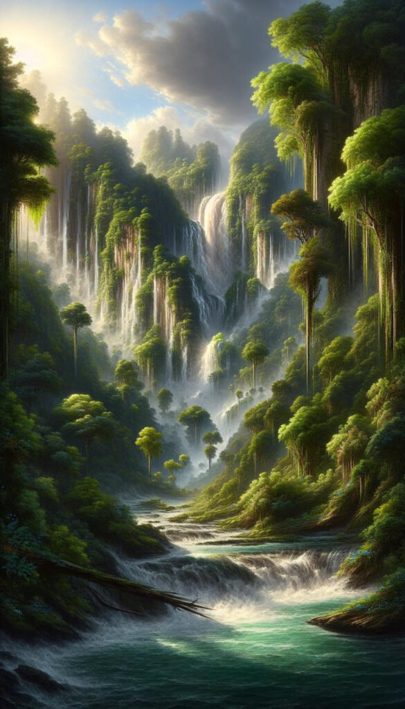 Les Cascades de l'Éternelle Sérénité