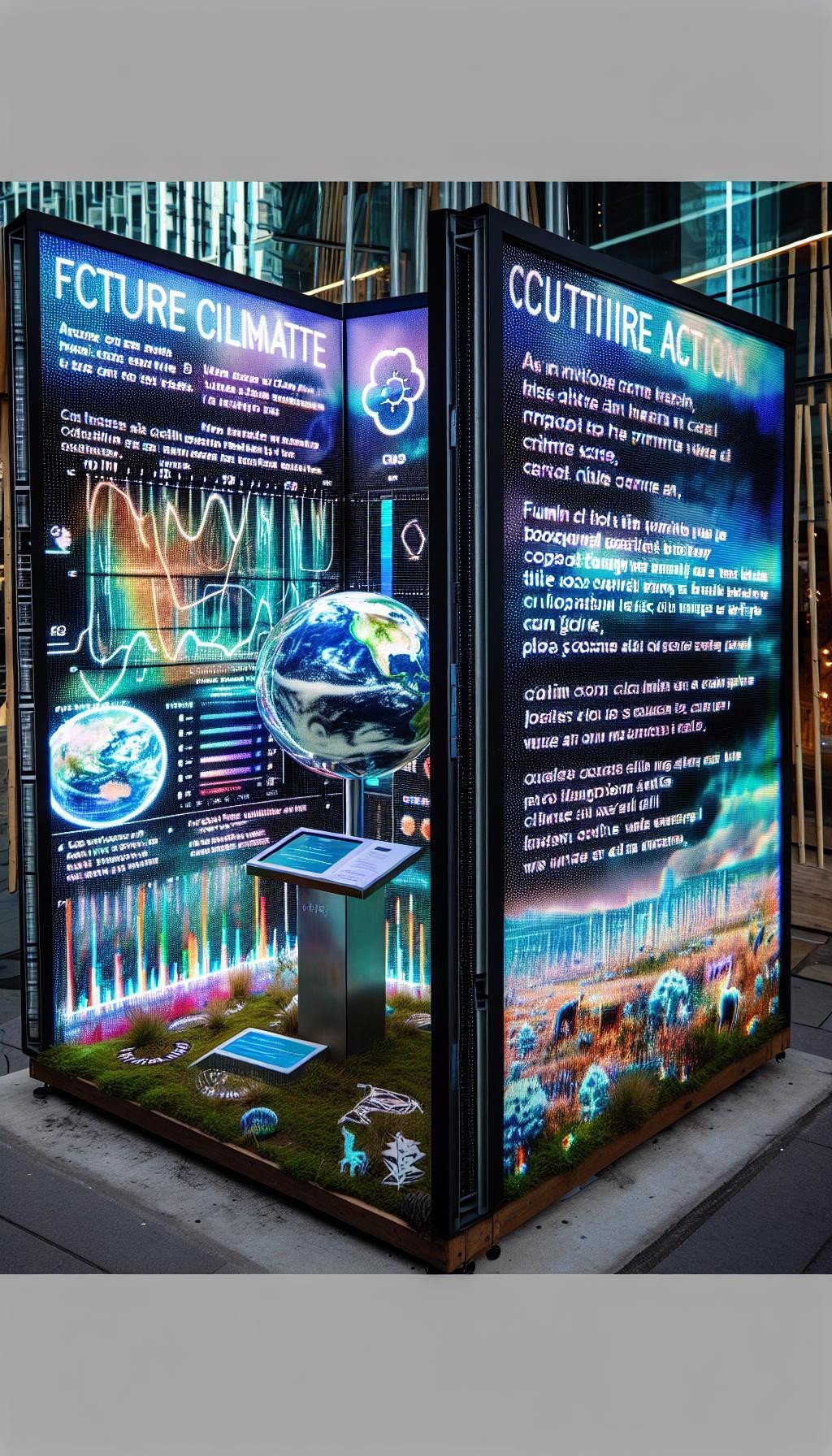 La Sphère de l’Espoir : Voyage vers un Futur Durable – Dystopique