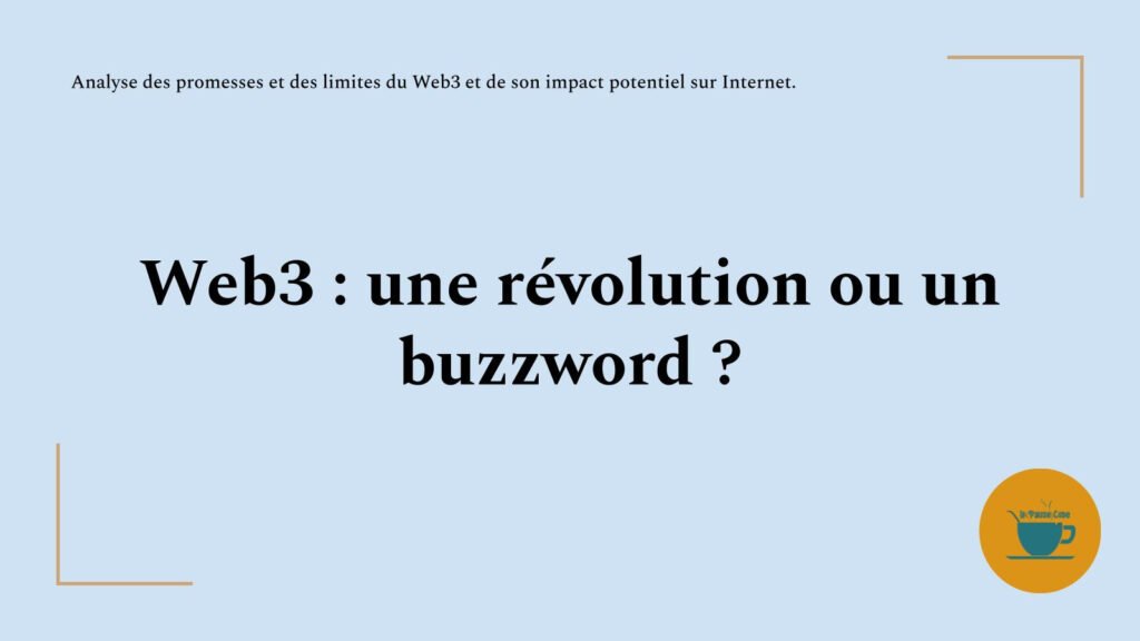 Découvrez le Web3, une révolution technologique qui redéfinit Internet grâce à la blockchain et à la décentralisation. Un guide pour les tech-curieux et investisseurs.