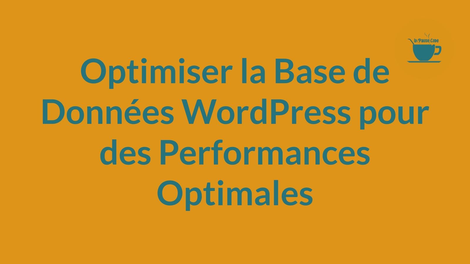 Découvrez comment optimiser la base de données WordPress pour améliorer les performances de votre site. Suivez nos conseils pratiques et exemples concrets.