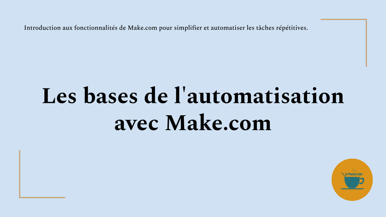 Découvrez comment automatiser vos tâches avec Make.com, une plateforme no-code. Apprenez à créer des workflows efficaces pour gagner du temps et améliorer votre productivité.