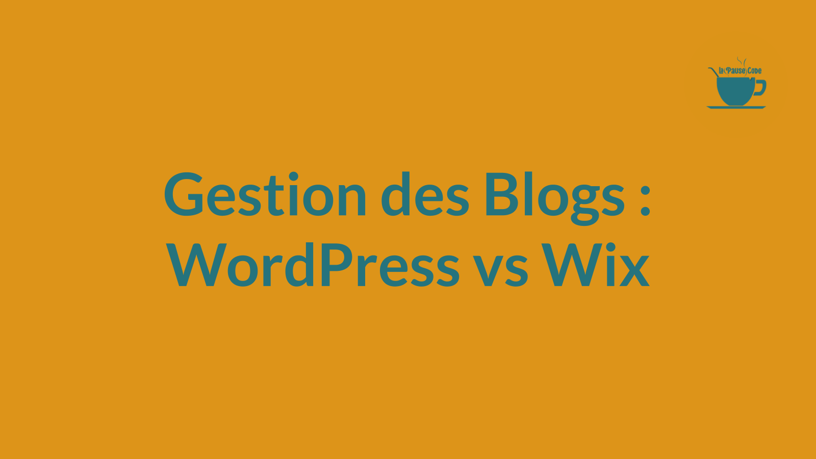 Gestion des Blogs : WordPress vs Wix