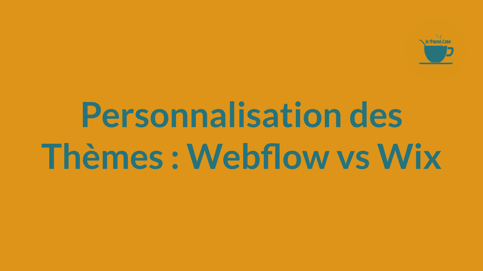 Personnalisation des Thèmes : Webflow vs Wix