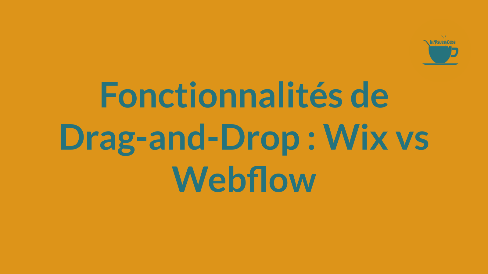 Fonctionnalités de Drag-and-Drop : Wix vs Webflow