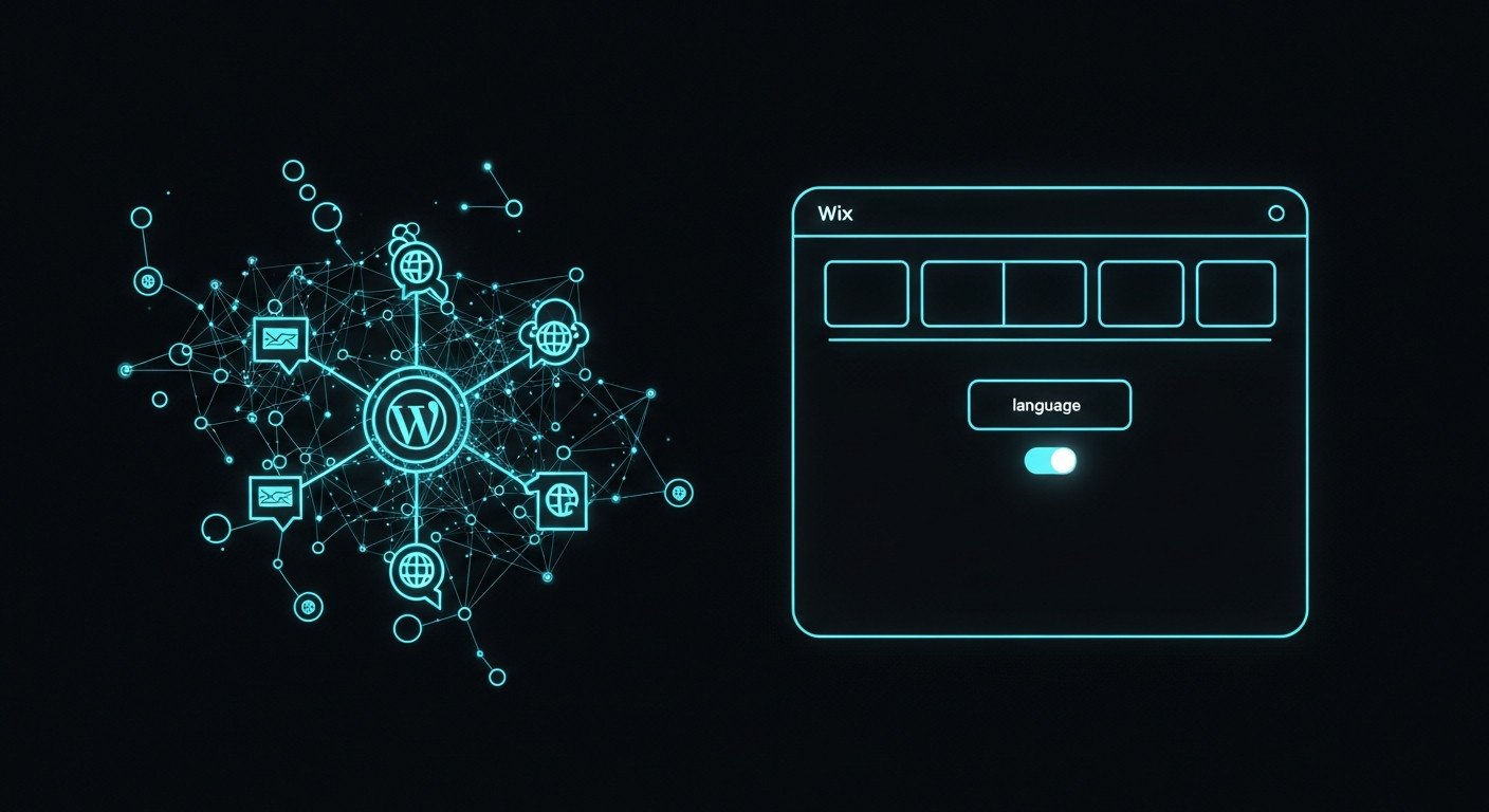 Support des Langues : WordPress vs Wix