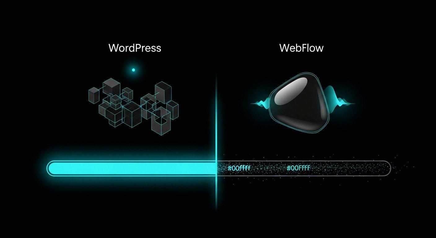Temps de Chargement des Pages : WordPress vs Webflow