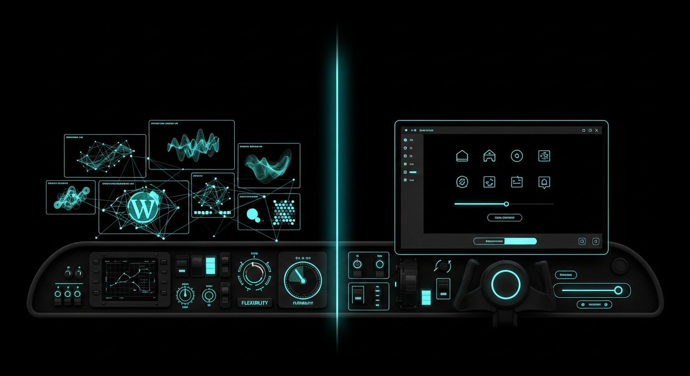 Comparatif entre WordPress et Wix : Flexibilité vs Simplicité