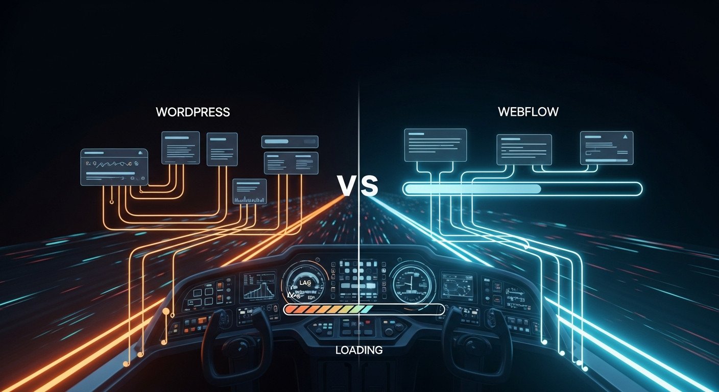 Temps de Chargement des Pages : WordPress vs Webflow - LPC